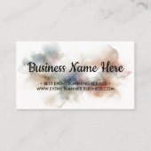 アーストーンベージュブルーグラデーション 名刺 (正面)