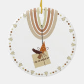 アーストーンボホレインボーアーチギフトツリーオーナメント セラミックオーナメント (裏面)