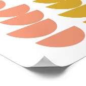 アーストーンモダンの幾何公差付きデザイン ポスター (角)