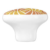 アーストーンモダンの幾何学的パターン セラミックノブ (側面)