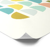 アーストーンモダン幾何形状芸術 ポスター (角)