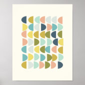 アーストーンモダン幾何形状芸術 ポスター (正面)