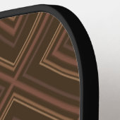 アーストーン催眠ダイヤモンドモダン抽象芸術アート ピックルボールラケット (左詳細)