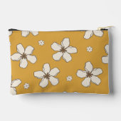 アーストーン天然褐色木色の花 アクセサリーポーチ (裏面)