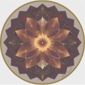 アーストーン幾何学花 シール (正面)