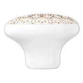 アーストーン幾何曼荼羅のパターン セラミックノブ (側面)