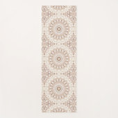 アーストーン幾何曼荼羅のパターン ヨガマット (正面)