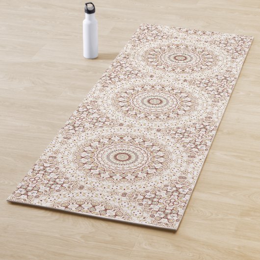 アーストーン幾何曼荼羅のパターン ヨガマット (インサイチュ)