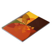 アーストーン抽象芸術カラーアートプリントデザイン ノートブック (左側)