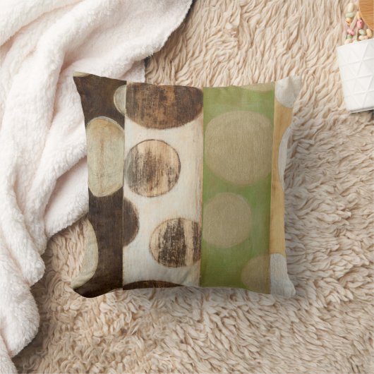 アーストーン木材パネ絵画ルと円 クッション (ブランケット)