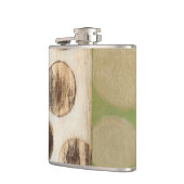 アーストーン木材パネ絵画ルと円 フラスク (左)