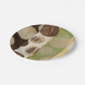 アーストーン木材パネ絵画ルと円 ペーパープレート (アングル)