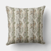 アーストーン樺の木樹皮ツリーパターン装飾用クッション クッション (裏面)