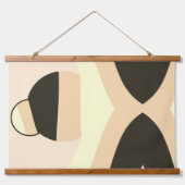 アーストーン波モダンボール抽象芸術アート 吊り下げ型タペストリー (正面)