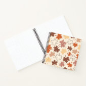アーストーン秋のメープル離れデザイン ノートブック (内部)