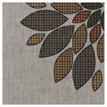 アーストーン織りフローラルックリネン生地