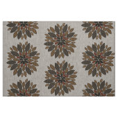 アーストーン織りフローラルックリネン生地 ファブリック (ファットクウォーター)