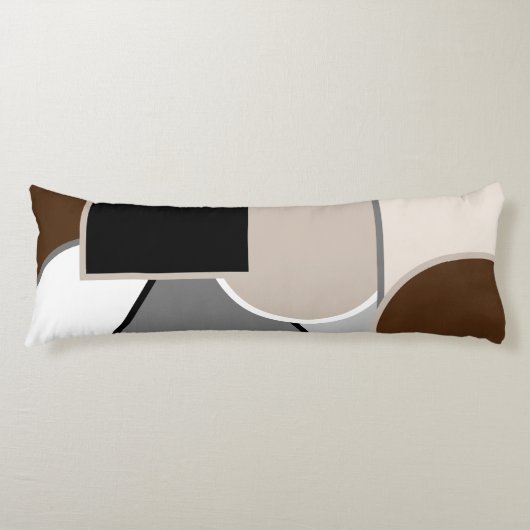 アーストーン色ブロック ボディピロー (正面)