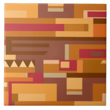 アーストーン赤茶色パターン