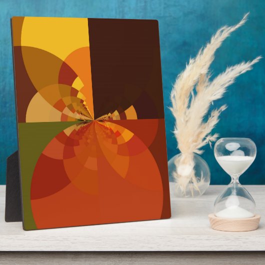 アーストーン・アブストラクト・カラー・アートプリント・デザイン フォトプラーク (側面)