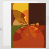 アーストーン・アブストラクト・カラー・アートプリント・デザイン レターヘッド (正面/裏面)