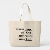 アースト救ートバッグ ラージトートバッグ (裏面)