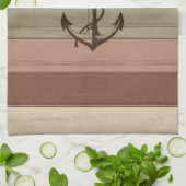 アースト素朴ーンウッ航海のド&いかり キッチンタオル (折り畳み)