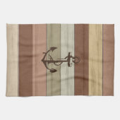 アースト素朴ーンウッ航海のド&いかり キッチンタオル (横)