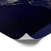 アースナイトライト宇宙ポスター ポスター (角)