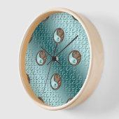 アースネーク年 壁時計 (傾斜)