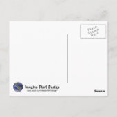 アースヒマワリ葉書 ポストカード (裏面)