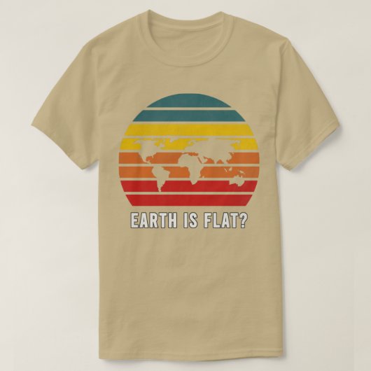 アースフラット2 Tシャツ (デザイン正面)