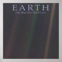 アースブルー淡い色のドットポスター