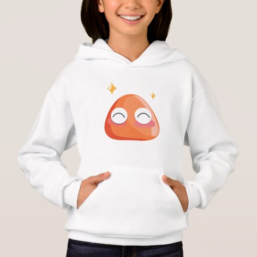 アースホールの女の子のプルオーバーパーカー (正面)
