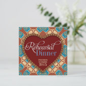 アースボヘミアンハートリハーサルディナー招待状 招待状 (スタンド正面)