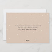 アースボヘミックグリーン バーガンディ ベージュ フォト ホリデー シーズンカード (裏面)