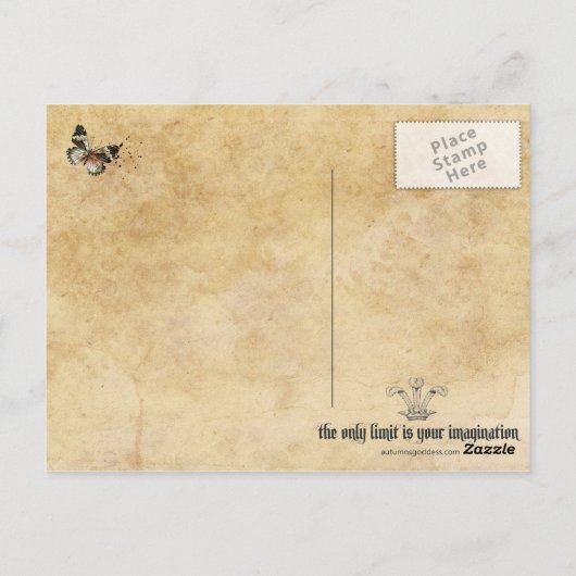 アースポストカードの女司祭 ポストカード (裏面)