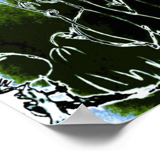 アースマザー自然愛好家 ポスター (角)