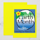 アースマンスのお誘い 招待状 (正面/裏面)