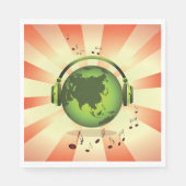 アースミュージック紙ナプキンス スタンダードランチョンナプキン (正面)