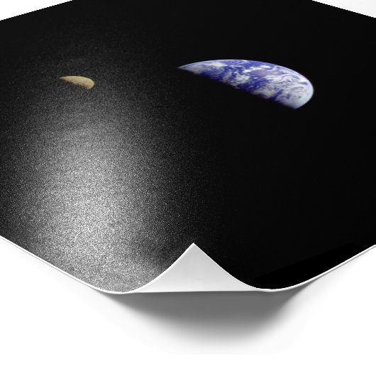 アースムーンガリレオ宇宙写真 フォトプリント (角)