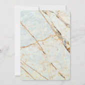 アースモダンマーブル結婚式招待状 招待状 (裏面)