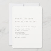 アースモダンマーブル結婚式招待状 招待状 (正面)