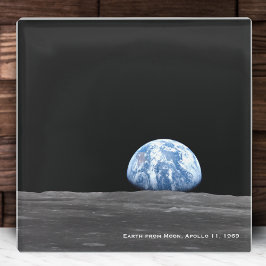 アースライジングオーバームーン，アポロ11, 1969キッチン ガラスコースター