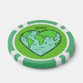 アースラブカスタムモノグラム&カラートランプのポーカーチップ ポーカーチップ (シングル)