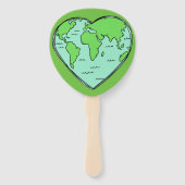 アースラブカスタム文字ハンドファン ハンドファン (正面)