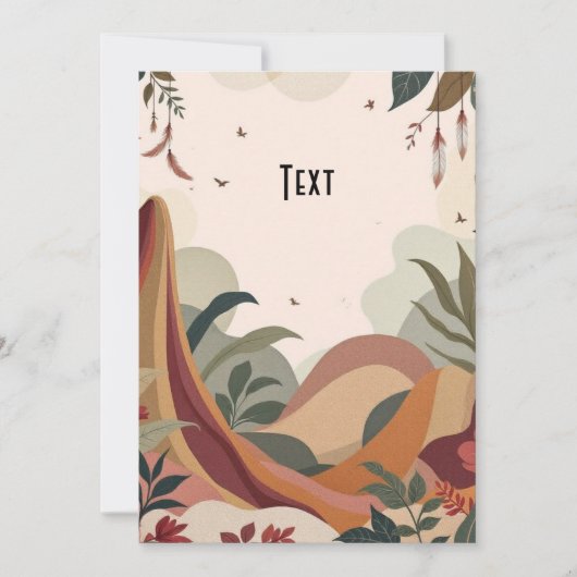 アースリィエスケープ 招待状 (正面)