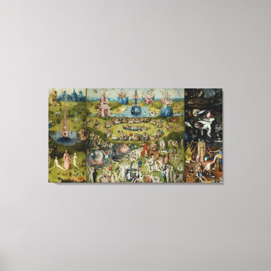 アースリー喜びの庭ヒエロニムス・ボッシュ キャンバスプリント (正面)