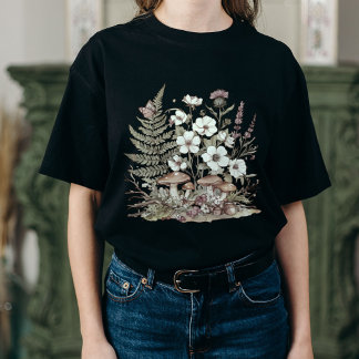 アースリー・ウッドランド・ワイルドフラワー・テイスト・ネイチャーTシャツ トライブレンドTシャツ