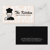 アースレストラン | シェフロゴ 名刺 (正面/裏面)